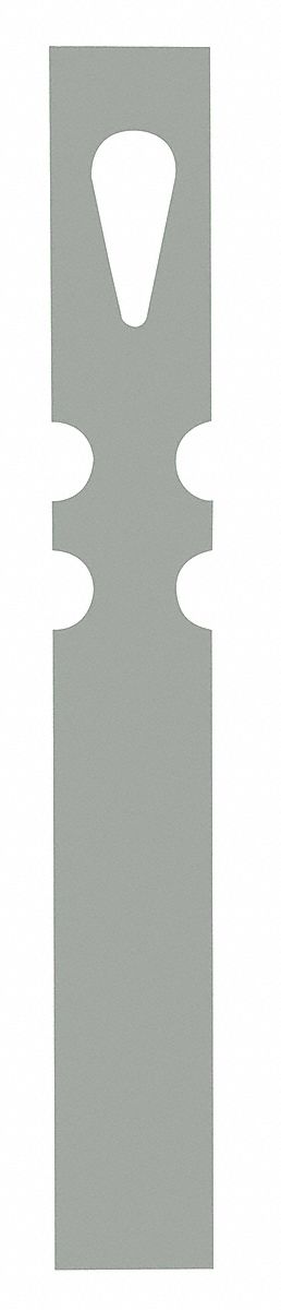 Blank Tag Paper 7 1/2in H 1in W PK1000