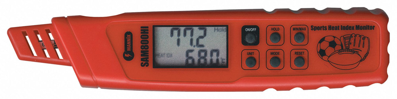 Digital Pckt Heat Index Monitor 0-100Pct