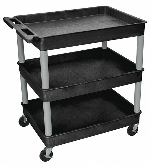Utility Cart 400 lb Load Cap. 3 Shelves