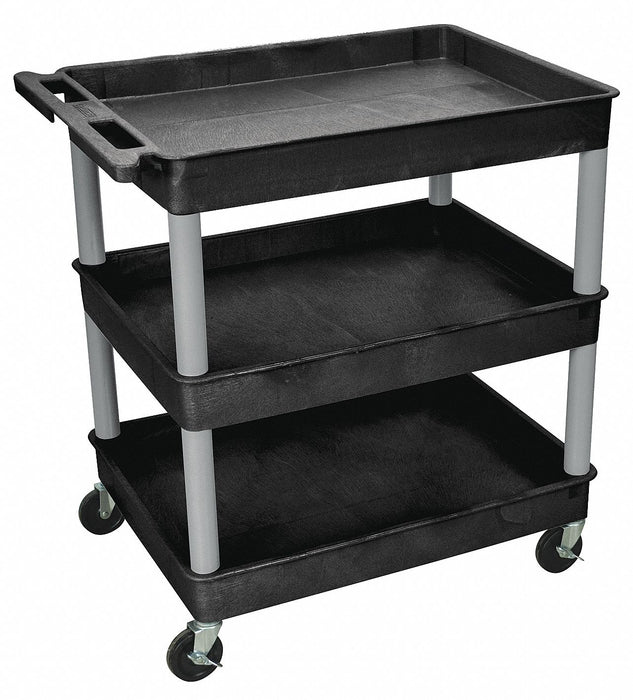 Utility Cart 400 lb Load Cap. 3 Shelves