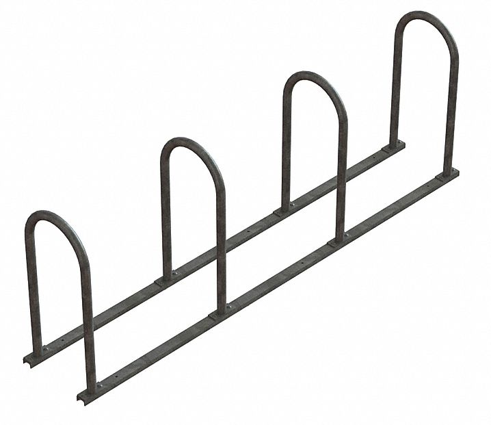 Bike Rack Silver Color 8 Cap. 16 W