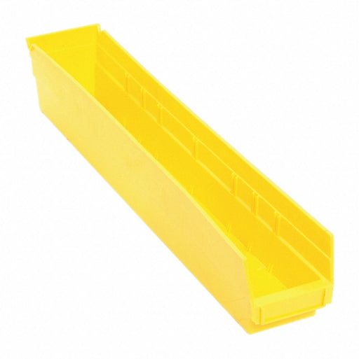 F0621 ShelfBin 23.625inL 4.125inW Plastic