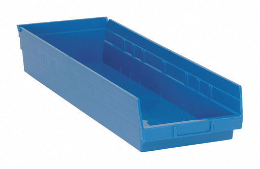 F0623 ShelfBin 23.625inL 8.375inW Plastic