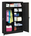 Combination Storage Cabinet 78x48 Black