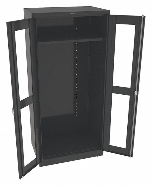 E4482 Storage Cabinet 78 x36 x24 Black 1Shlv