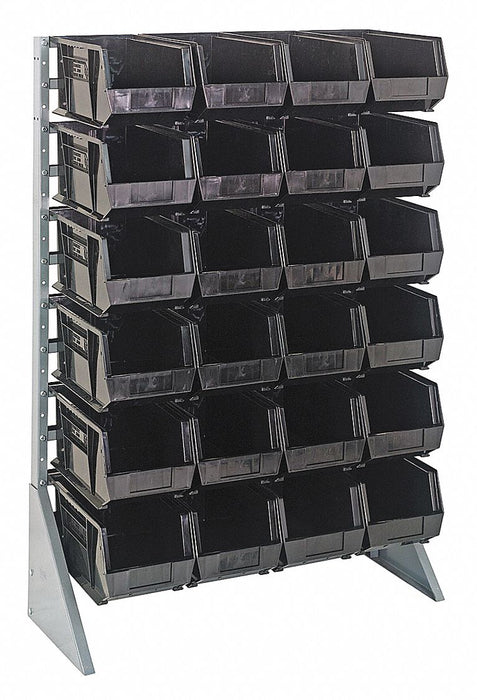 F1613 BinRailFlrRck 15inx54inx36in LdCp 50 lb