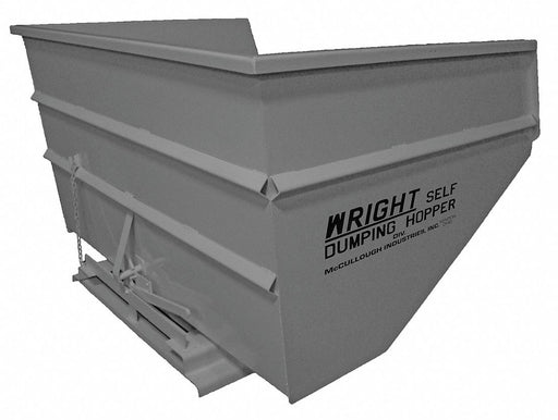 F1334 Self Dumping Hopper Gray 7 000 lb
