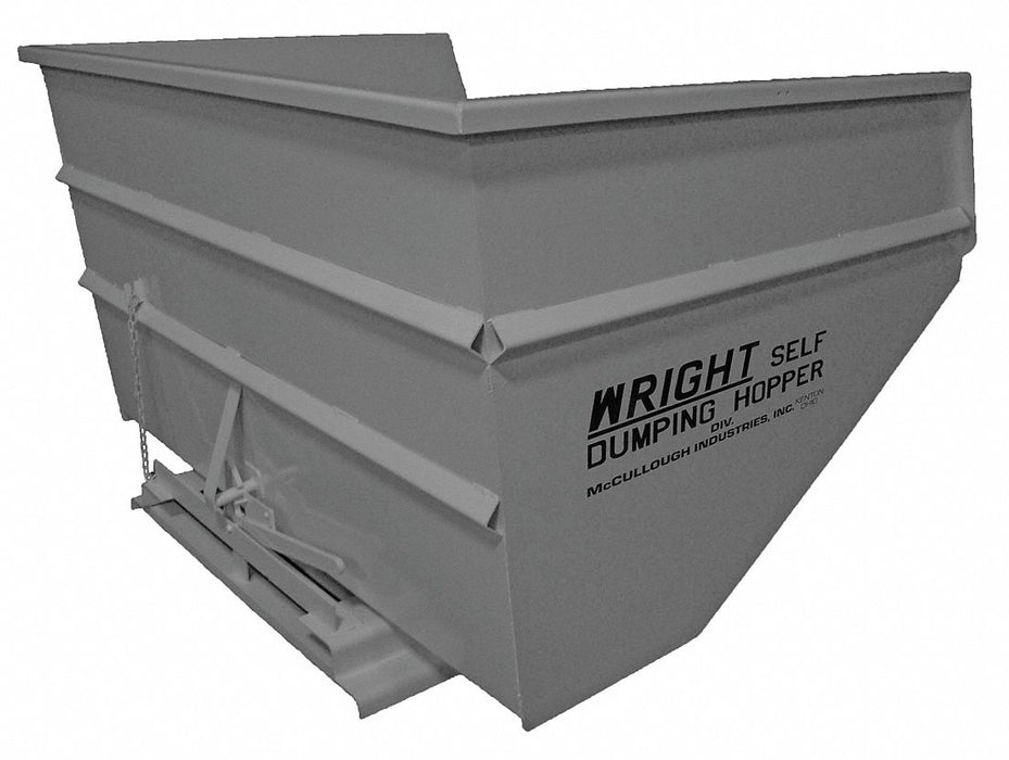 F1334 Self Dumping Hopper Gray 7 000 lb
