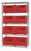 F1591 Bin Shlvng 18inx74inx42in Red