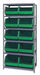 E1504 Bin Shlvng 18inx75inx36in Green