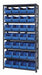 E1498 Bin Shlvng 12inx75inx36in Blue