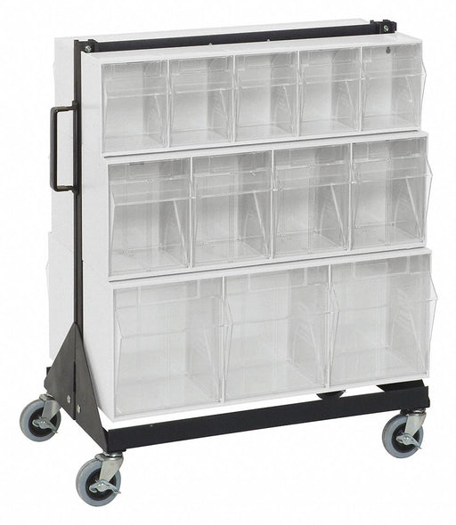 Bin Storage Rack Powder Coated 28 in