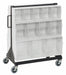 Bin Storage Rack Powder Coated 28 in