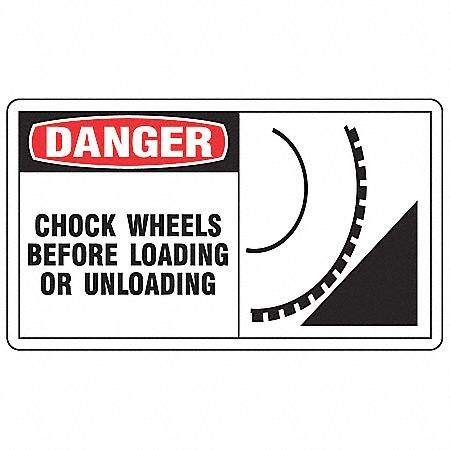 Safety Label 3 1/2 inx5 in Vinyl PK5