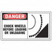 Safety Label 3 1/2 inx5 in Vinyl PK5