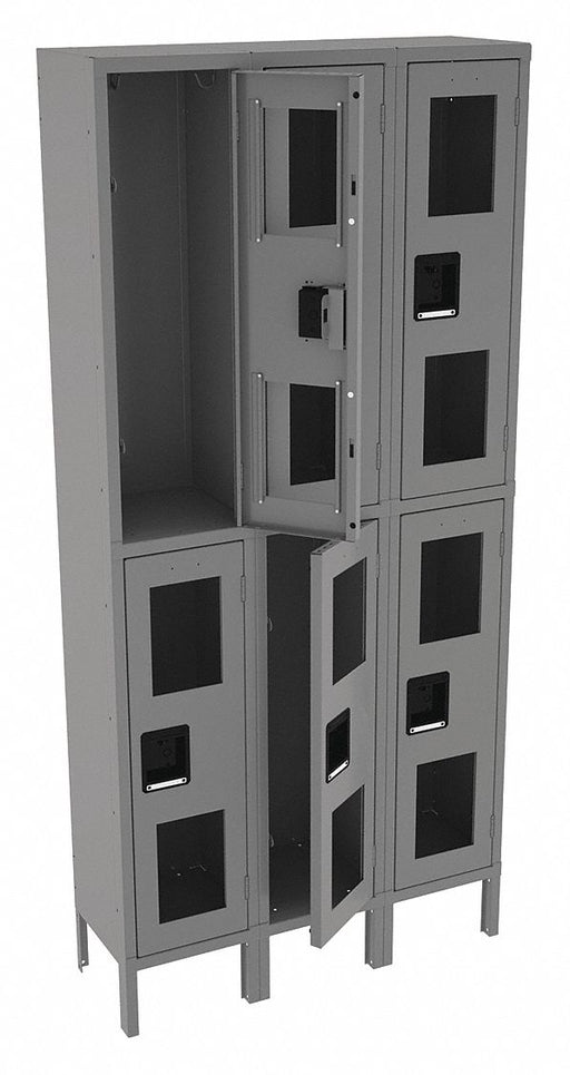 Wrdrb Lckr 2x3Lckr Gray 78 x36 x12 Assm