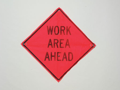 Traffic Sign 36 in x 36 in Orange