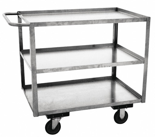 Metal Shelf Cart 1 200 lb SS