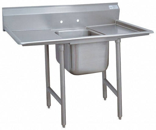 Scullery Sink 74 x31 x42 Silver