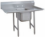 Scullery Sink 66 x27 x42 Silver