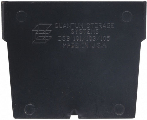 BinDivider 3inL Plastic Black PK50