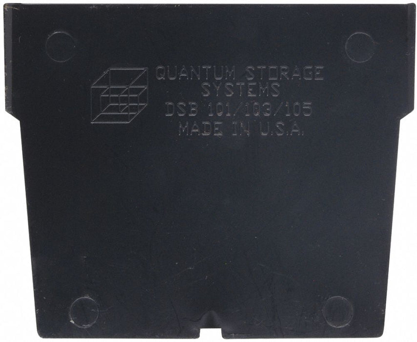 BinDivider 3inL Plastic Black PK50