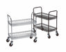 Basket Cart 2Shelf 39x36x18 Chrome