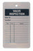 Tag White Aluminum 5inH 3inW PK25