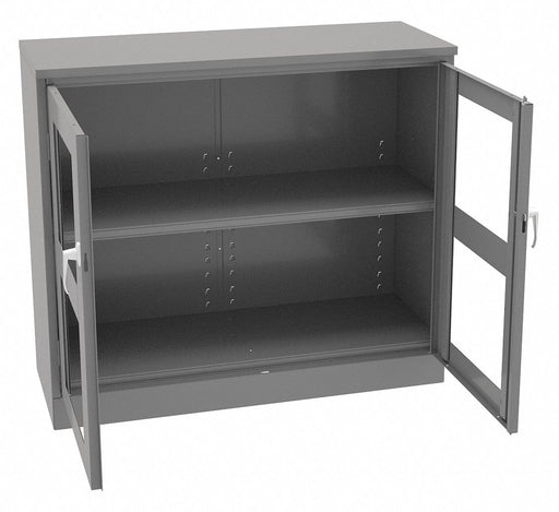 Storage Cabinet 42 x48 x18 MdGry 2Shlv