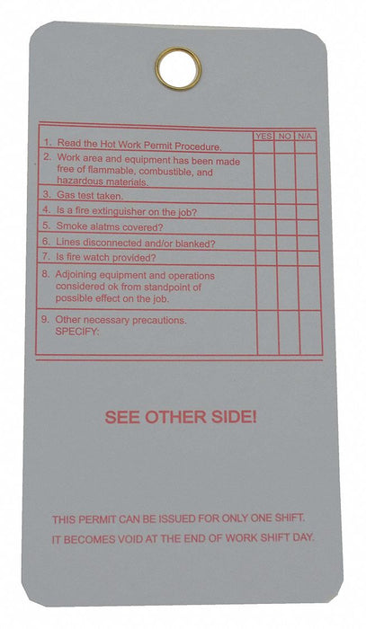 Tag White Cardstock 5-3/4inH 3inW PK25
