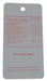 Tag White Cardstock 5-3/4inH 3inW PK25