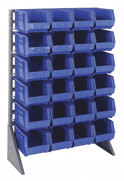 F1613 BinRailFlrRck 15inx54inx36in LdCp 50 lb