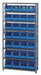 E1497 Bin Shlvng 12inx75inx36in Blue