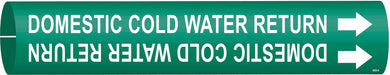 Pipe Marker Domestic Cold Water Return