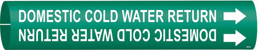 Pipe Marker Domestic Cold Water Return