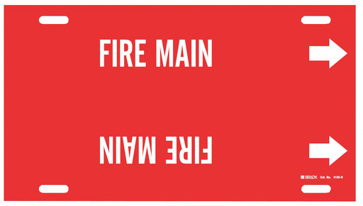 Pipe Marker Fire Main 32 in W
