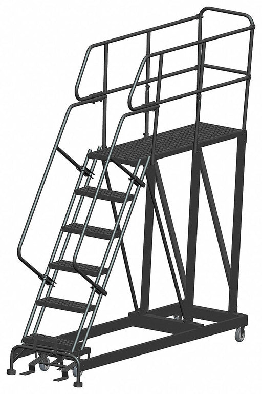 Roll Work Platform Steel Single 60 In.H
