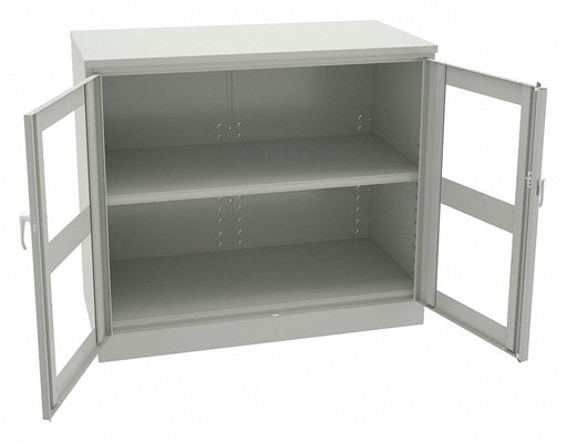 Storage Cabinet 42 x36 x24 LtGry 2Shlv