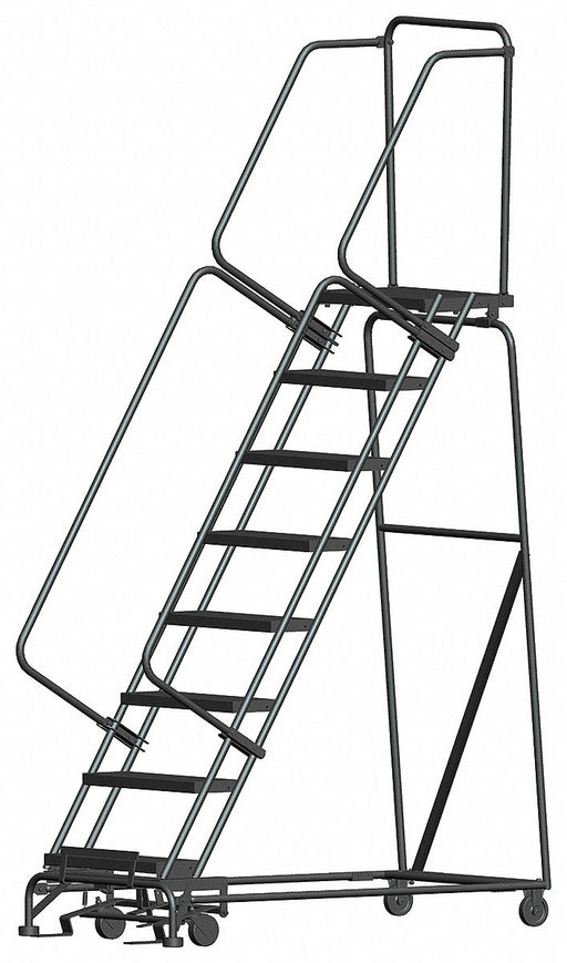 Lockstep Rolling Ladder Steel 80 In.H