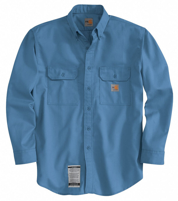 FR Long Sleeve Shirt Blue 2XLT Button