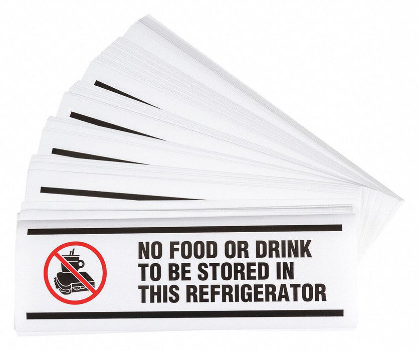 Vinyl Label 3 1/2 in x 10 in Vinyl PK100