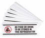 Vinyl Label 3 1/2 in x 10 in Vinyl PK100