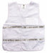 E4207 Safety Vest White Legend Insert Univsl