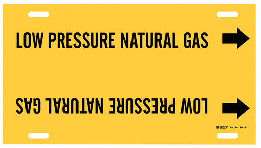 Pipe Mrkr Low Prssre Natural Gas 10in H