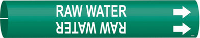 Pipe Marker Raw Water 7/8 in H 7/8 in W