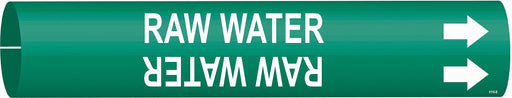 Pipe Marker Raw Water 7/8 in H 7/8 in W