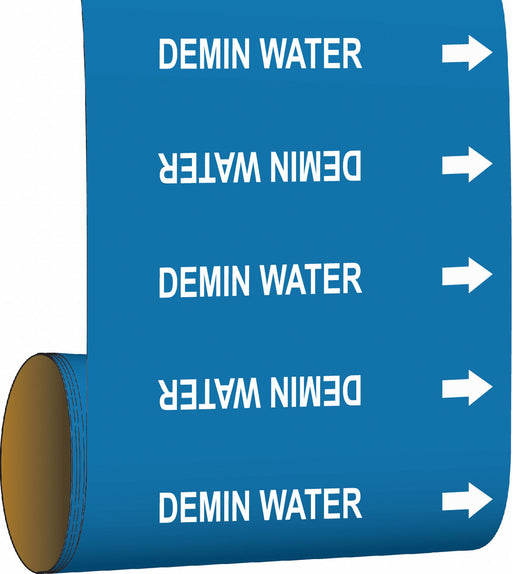 Pipe Marker Dem Water 12 in H 12 in W