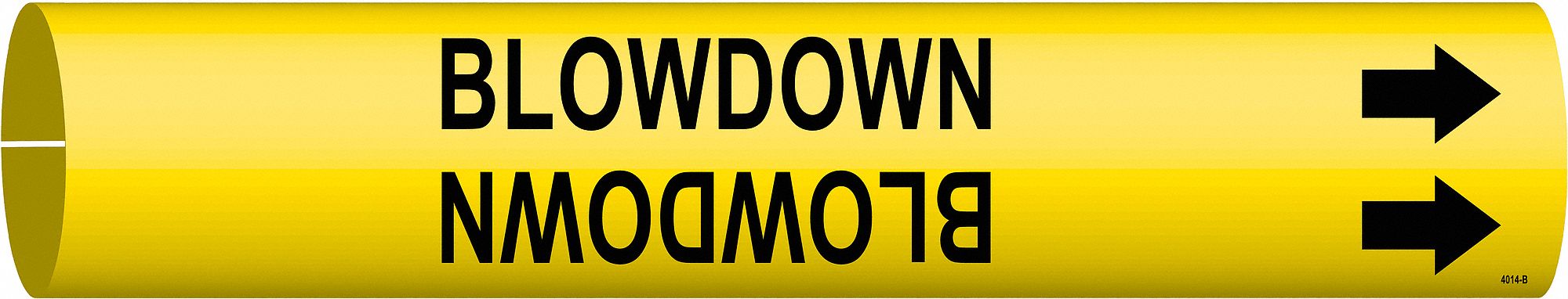 Pipe Marker Blowdown 7/8 in H 7/8 in W