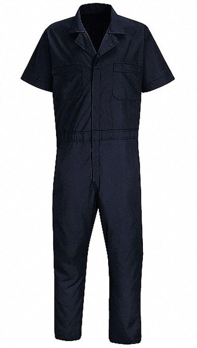 D2369 Short Sleeve Coverall 50 to 52In. Navy