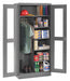 Storage Cabinet 78 x36 x24 MdGry 5Shlv